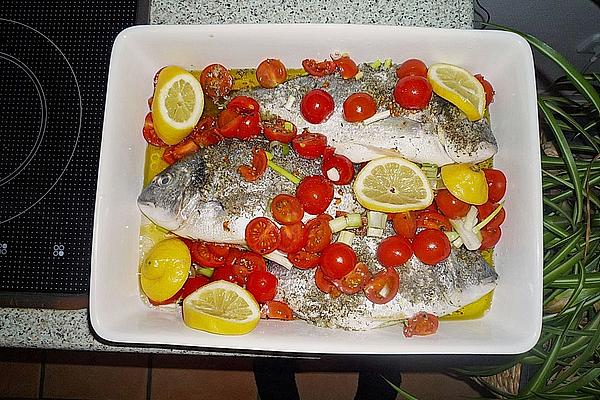 Sea Bream from Oven