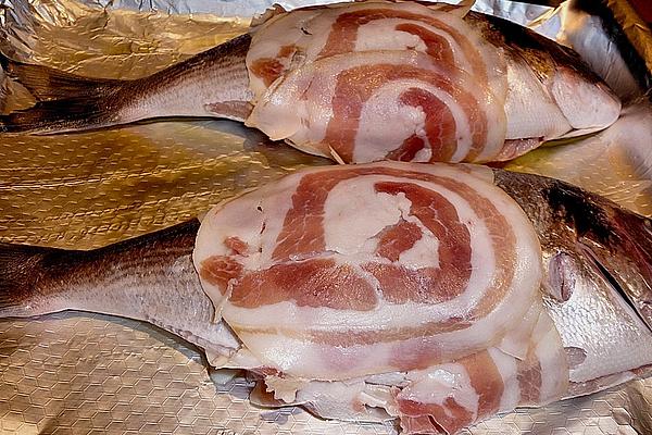 Sea Bream in Pancetta Coat