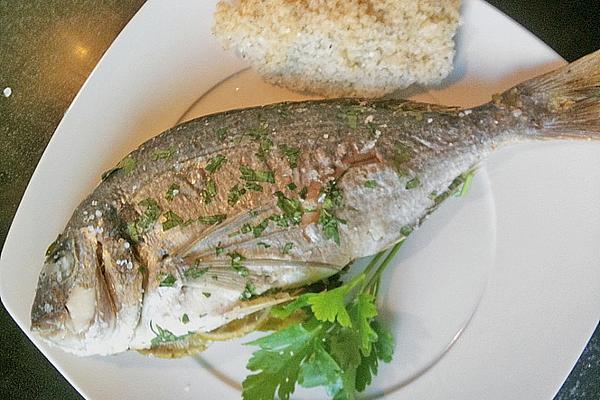 Sea Bream in Salt Dough