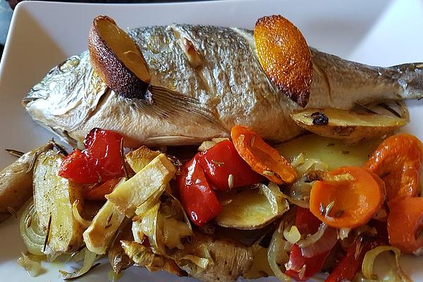 Sea Bream on Parsnips – Fennel Bed