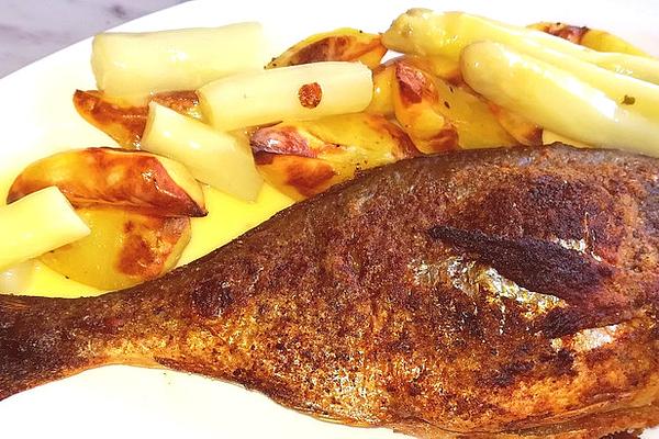 Sea Bream with Herbs and Lime