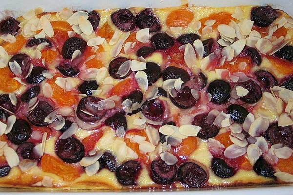 Semolina Casserole with Cherries