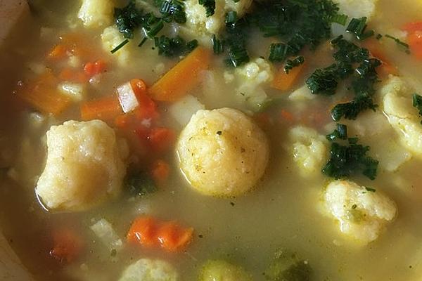 Semolina Dumpling Soup from Grandma Mette