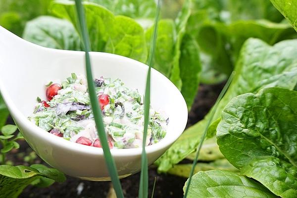 Sesame Dressing with Pomegranate