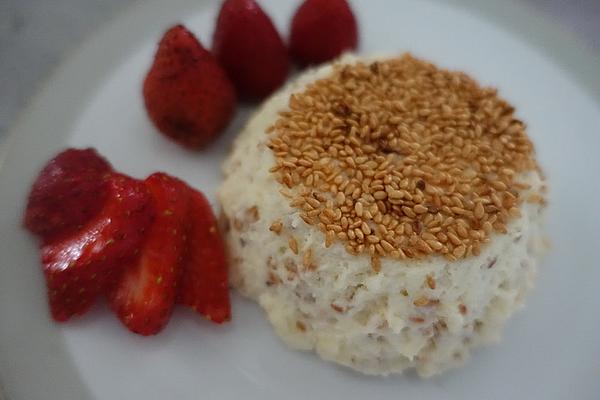 Sesame Mousse