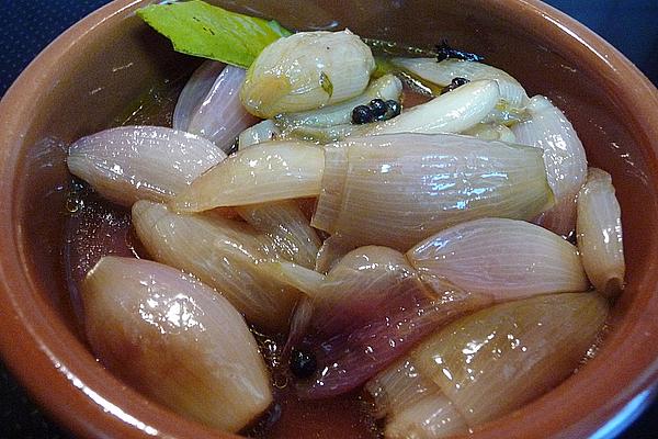 Shallots in Sherry Vinegar
