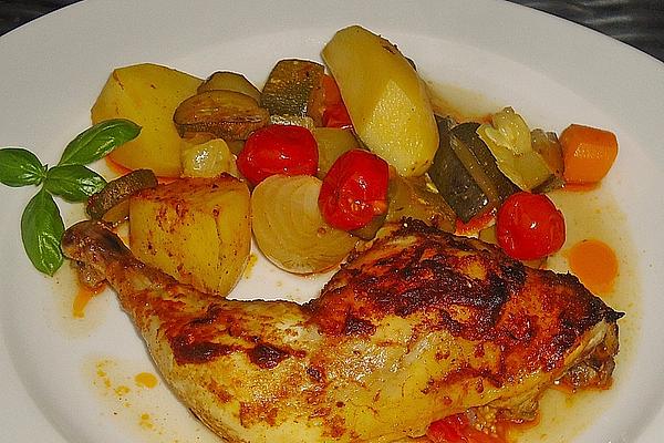 Sharp Thighs with Vegetables