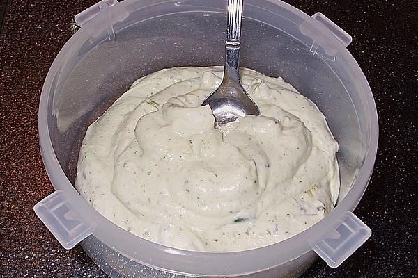 Sheep Cheese Cream with Fresh Herbs