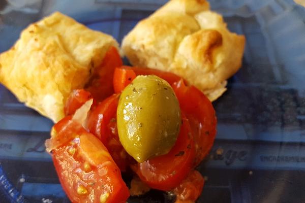 Sheep Cheese in Puff Pastry