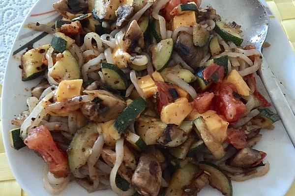 Shirataki Stir-fry Vegetables