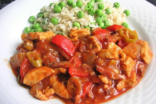 Shish Kebab Pan with Turkey Meat