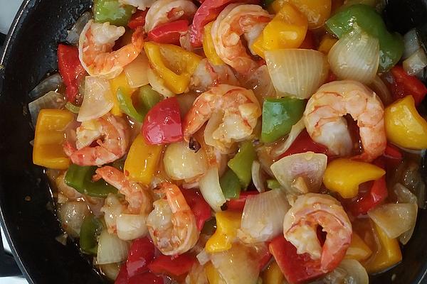 Shrimp – Bell Pepper Pan
