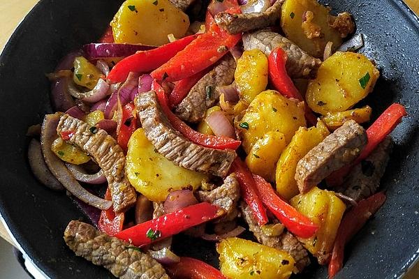 Simple Steak Pan with Herb Butter