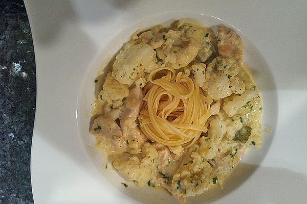 Sliced ​​turkey in Mustard Cream