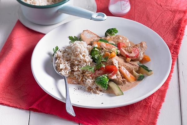 Sliced ​​turkey with Mascarpone