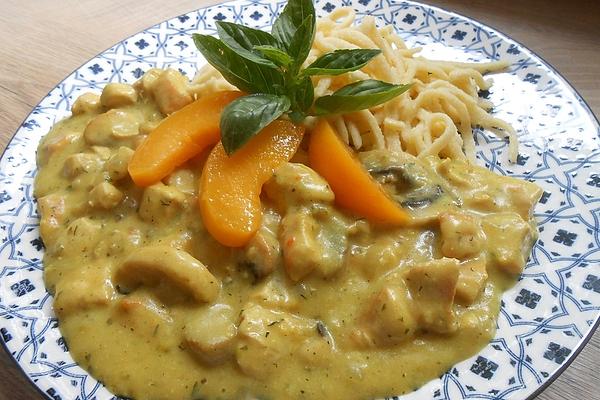 Sliced ​​turkey with Spaetzle