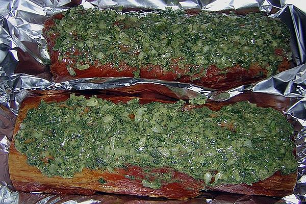 Smoked Pork with Herb Crust