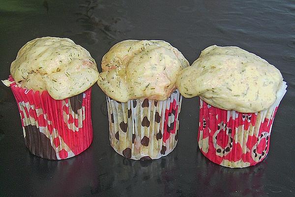 Smoked Salmon Muffins with Dill