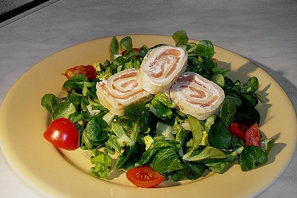 Smoked Salmon – Pancake Rolls