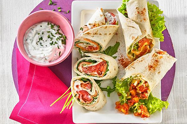 Smoked Salmon Wrap