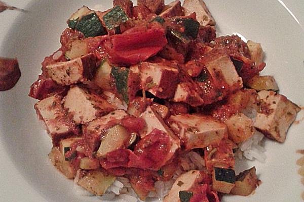 Smoked Tofu with Rice
