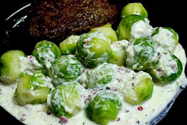 Smokeys Brussels Sprouts in Pepper Sauce