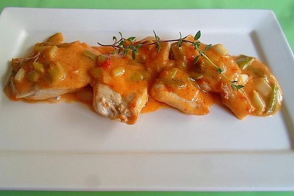 Smokey`s Chicken Breasts with Creamy Chili Sauce