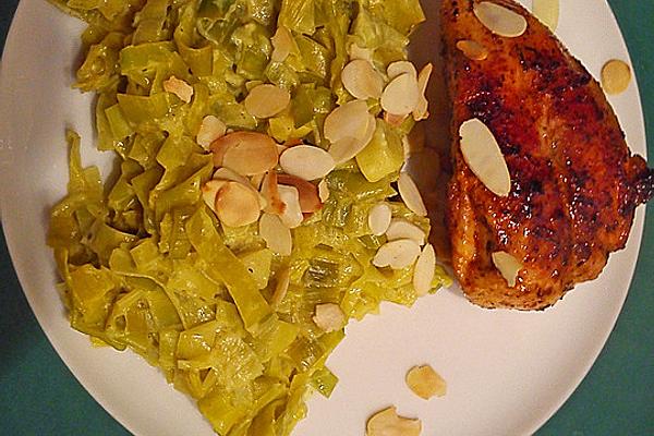 Smokeys Curry Almond Leek