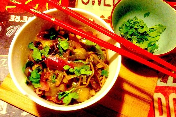 Soba Noodle Soup with Winter Vegetables