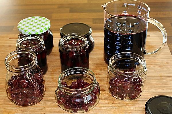 Sour Cherries in Amaretto