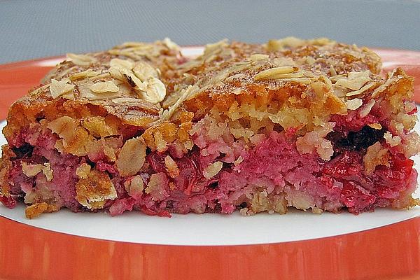 Sour Cherry – Oatmeal Cake