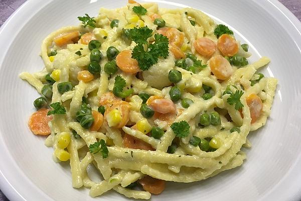 Spaetzle with Vegetables