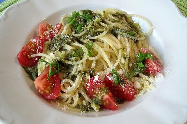 Spaghetti Al Pesto
