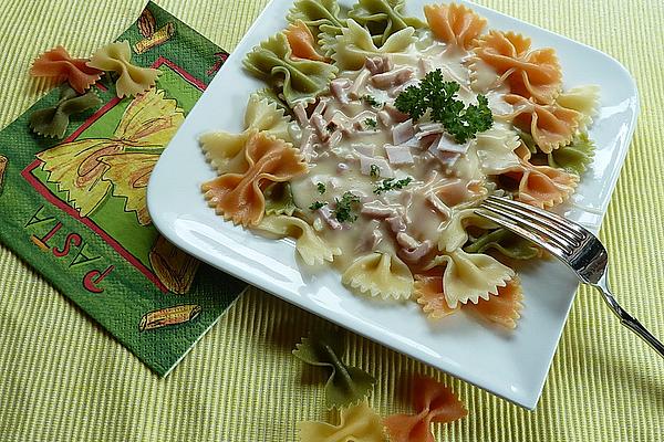 Spaghetti with Ham – Cream – Sauce