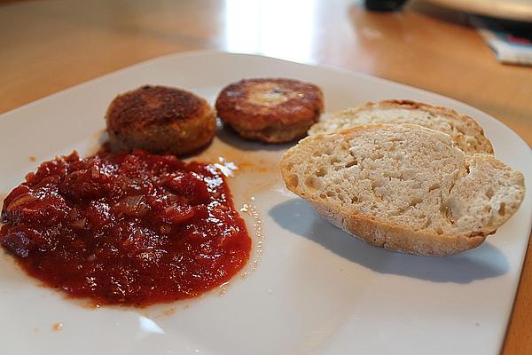 Spanish Goat Cheese Croquettes with Tomato Salsa