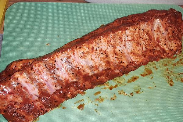 Spare Ribs with Homemade BBQ Sauce