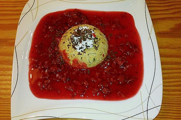 Spice Ice Cream with Cherries