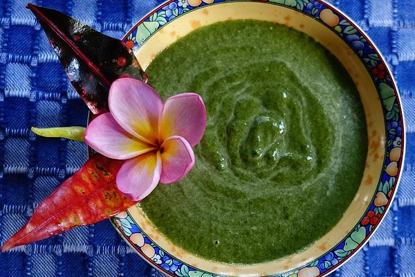 Spicy, Exotic Coconut Spinach