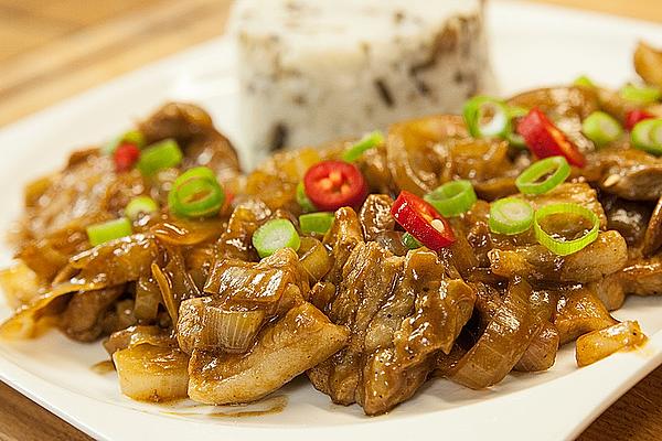 Spicy Onion Pork Belly