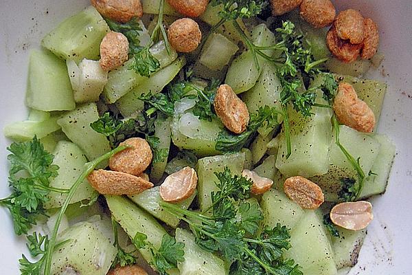 Spicy Peanut Cucumber Salad