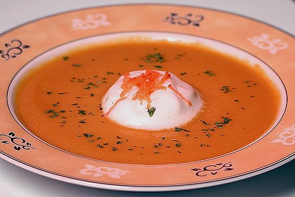 Spicy Potato and Carrot Cream Soup
