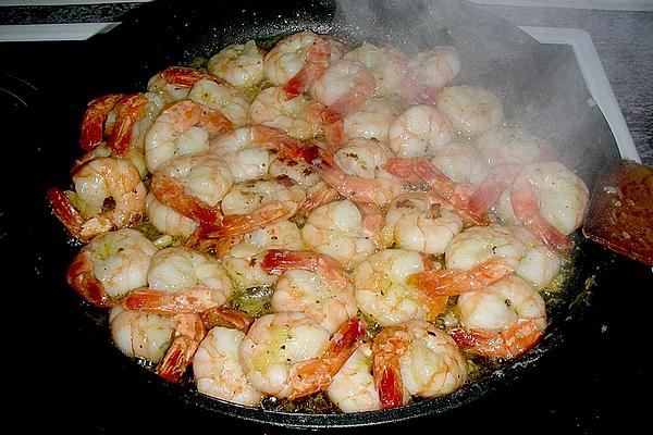 Spicy Scampi in Garlic Butter