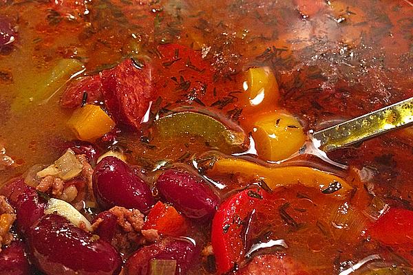 Spicy Vegetable – Bean Soup