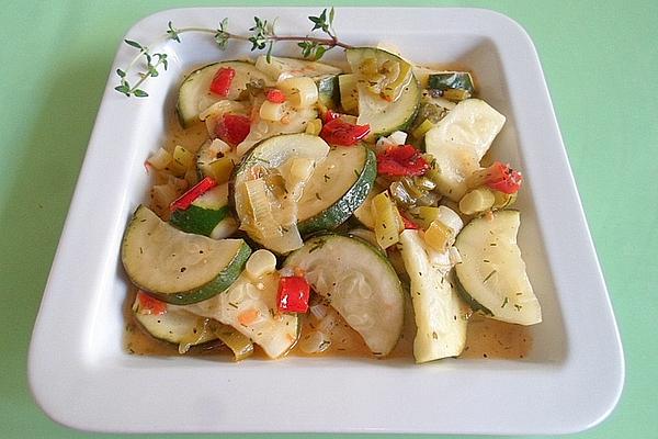 Spicy Zucchini Vegetables