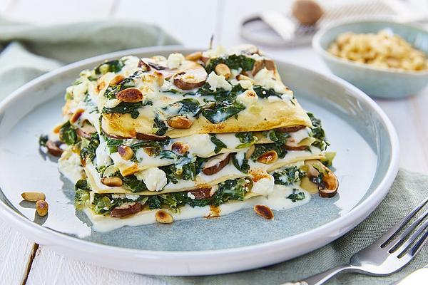 Spinach and Sheep Cheese Lasagna