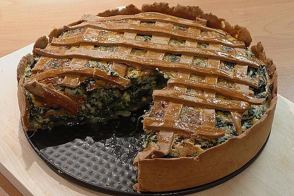 Spinach-garlic Pie