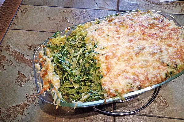 Spinach Noodle Mince Casserole