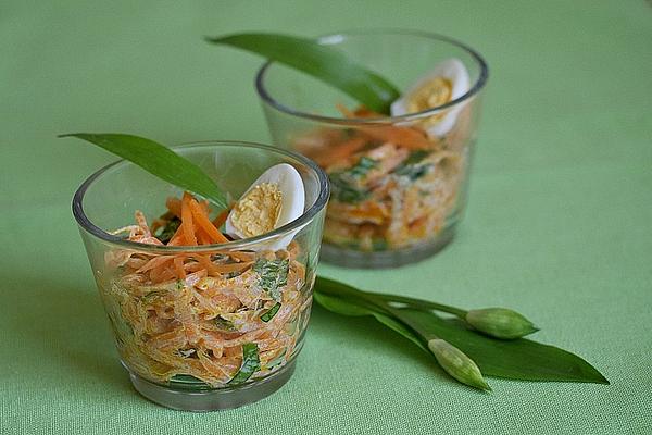 Spring Carrot Salad with Wild Garlic