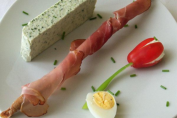 Spring Light Yoghurt and Herb Terrine