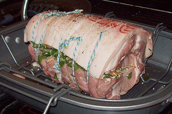 Spring-like Stuffed Pork Loin